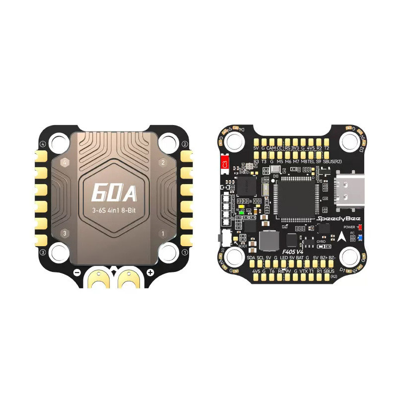 Полетный контроллер SpeedyBee  – обзор и цена Speedybee F405 V4 Bls 55A Stack