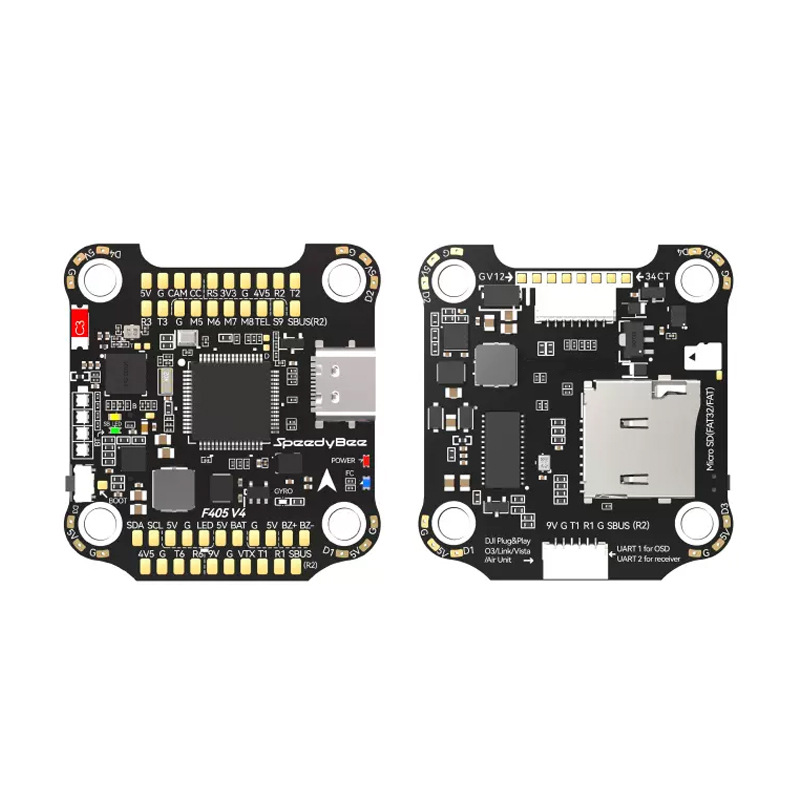 Полетный контроллер SpeedyBee  – обзор и цена Speedybee F405 V4 Bls 55A Stack